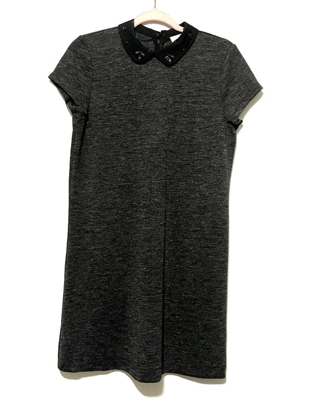 Loft Womens Peter Pan Collar Dress MP Twee Dark Academia Wednesday Adams Goth